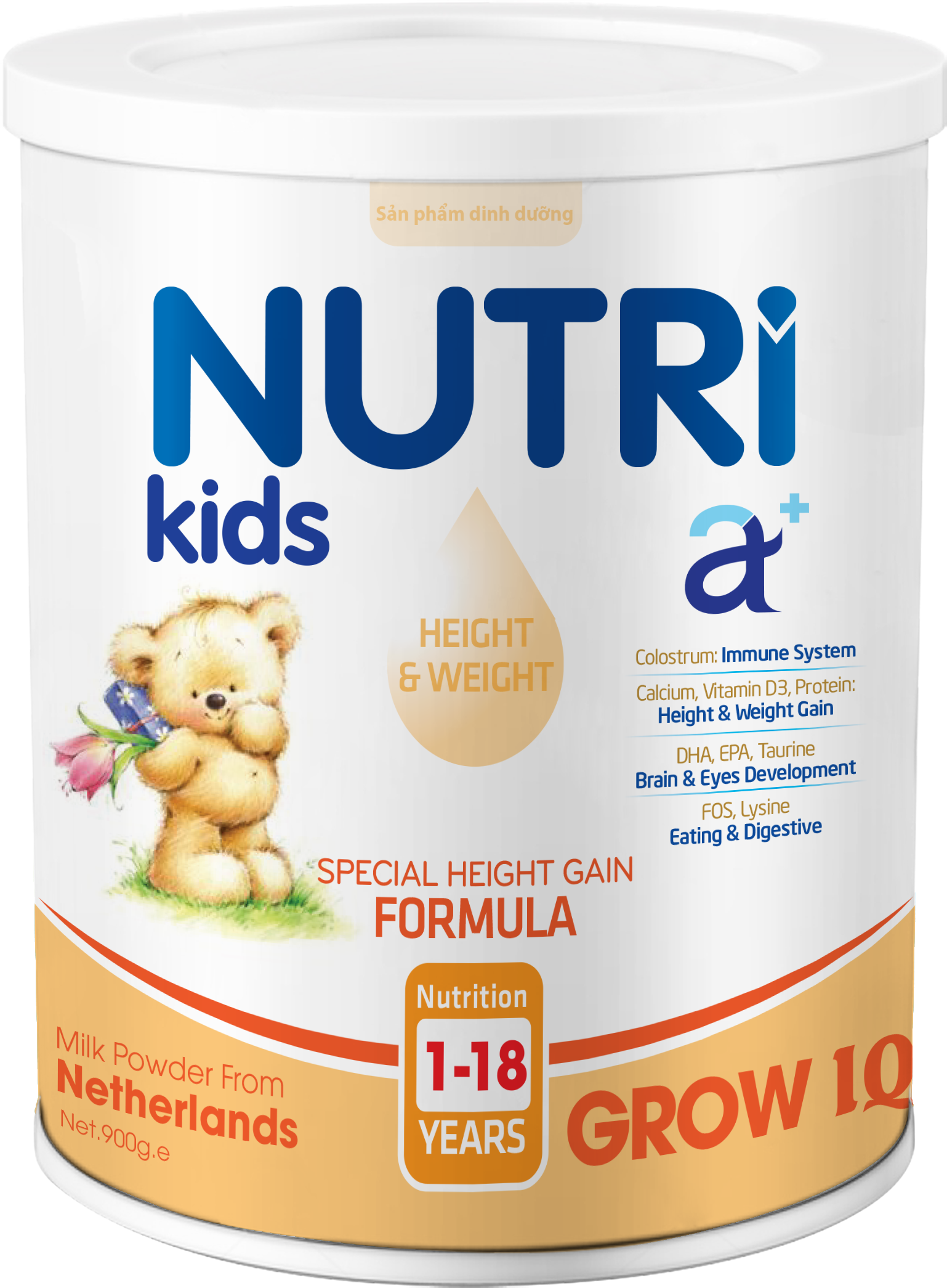 NUTRI KIDS A+ GROW IQ 900g